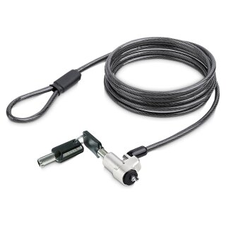 StarTech Laptop cable lock 6Ft Compatible With Noble Wedge, Laptop Cable Lock, 6Ft (2m)