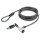 StarTech Laptop cable lock 6Ft Compatible With Noble Wedge, Laptop Cable Lock, 6Ft (2m)