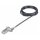 StarTech 25-Pack Laptop Lock, Compatible w/Noble Wedge/Nano/K-Slot - Sicherheitskabelschloss - Schwarz, Silber - 2 m - TAA