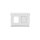 Jung 54-2 WE Montageeinsatz 2x Modular-Jack
