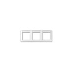 Jung AS 5830 NA WW Abdeckrahmen mit Schriftfeld 3f...