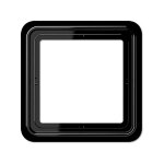 Jung CD 581 SW Abdeckrahmen 1f