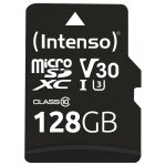 CARD Intenso 128GB MicroSDXC Speicherkarte Professional...