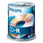 1x100 Philips CD-R 80Min 700MB 52x SP