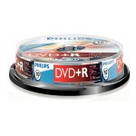 1x10 Philips DVD+R 4,7GB 16x SP