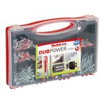 Fischer RED BOX DUOPOWER + Schrauben (hellgrau/rot,...