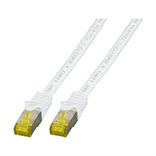 EFB RJ45 Patchk. S/FTP Cat.6A LSZH Cat.7 Rohk. 30.00m weiß