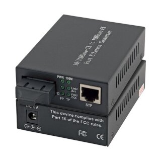 Media Konverter Gigabit MM/SM 10/100/1000T-1000BaseLX-SC