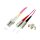 Duplex Patchkabel LC-SC 50/125 OM4 LSZH 2mm 10m violett