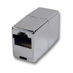 Modular-Adapter RJ45 UTP metallfarben