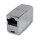 Modular-Adapter RJ45 UTP metallfarben