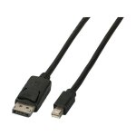EFB Mini Displayport - Displayport Kabel, St-St, 3m, schwarz