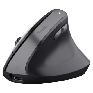Trust TM-270 ergonomisch - Rechtshänder - kabellos - schwarz