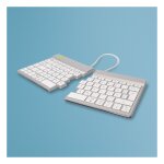 R-Go Tastatur Split Break DE-Layout kabellos weiß