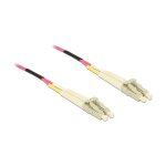 Delock LWL Kabel LC Duplex zu LC Duplex Multimode OM4 50 m
