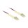 Delock LWL Kabel LC Duplex zu LC Duplex Multimode OM4 50 m