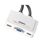 Data Switch KVM 2-Port VGA, USB, Audio