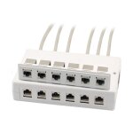 EFB Keystone Verteilerbox Aufputz 6/12 Port