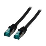 EFB RJ45 Patchkabel S/FTP Cat.6A LSZH 25.00m schwarz