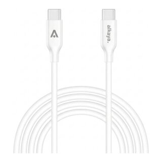 alkaya Speed Flex Kabel USB-C zu USB-C 2 m wei