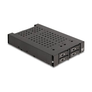 3.5? Wechselrahmen für 4 x M.2 NVMe SSD mit OcuLink SFF-8612 Anschluss