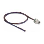 Delock M8 Einbaukabel A-kodiert 3 Pin Buchse für...