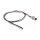Delock M8 Einbaukabel A-kodiert 4 Pin Stecker für Panel mit offenen Kabeln Front Montage 0,5 m