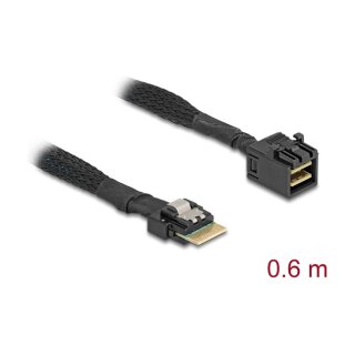 Delock Kabel Mini SAS HD SFF-8643 zu Slim SAS SFF-8654 4i 60 cm