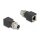 Delock M12 Adapter X-kodiert 8 Pin Buchse zu RJ45 Buchse gerade