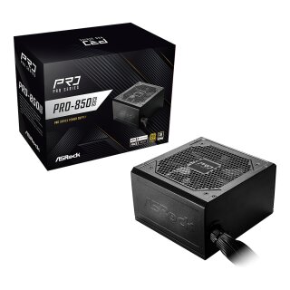 850W ASRock Pro Series PRO-850G 850W ATX 80+ Gold black