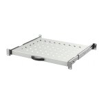 EFB 19" 1HE Fachboden ausziehbar, ET 608..812 mm, 30...