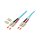 EFB Duplex Patchkabel SC-SC OM3 3m LSZH 3mm aqua