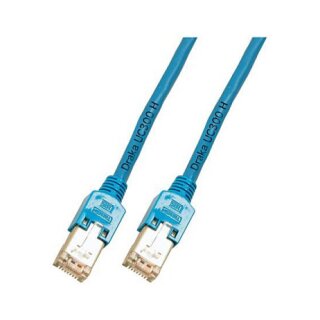 EFB RJ45 Patchkabel Cat.5e F/UTP LSZH Draka UC300 TM11 blau 2m