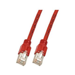 EFB RJ45 Patchkabel Cat.5e SF/UTP LSZH Draka UC300 TM11 rot 1m