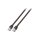 EFB RJ45 Patchkabel S/FTP, Cat.6, PVC, kurze Tlle, UL, 2m, schwarz
