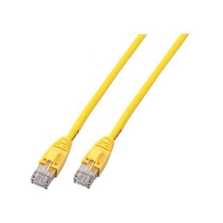 EFB RJ45 Patchkabel Cat.6 U/UTP LSZH CCA gelb 5m