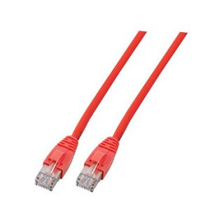EFB RJ45 Patchkabel Cat.6 U/UTP LSZH CCA rot 10m