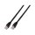 EFB RJ45 Patchkabel Cat.6 U/UTP LSZH CCA schwarz 3m