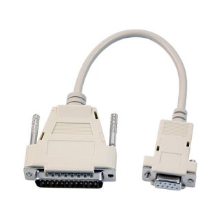 EFB Maus-Modem Adapterkabel, DSub 9 auf DSub 25, Bu.-St., 3,0m, beige