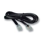 EFB Modularkabel schwarz, 2 x RJ10 (4/4) Stecker, 1:1, 0,5 m