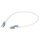 EFB RJ45 Patchkabel Cat.6A S/FTP LSZH BC AWG26 abschliebar wei 0,5m