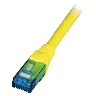 EFB RJ45 Patchkabel Cat.6A U/UTP LSZH Premium 500MHz gelb 7,5m