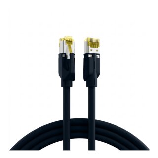 EFB RJ45 Patchkabel Cat.6A S/FTP LSZH Draka UC900 TM31 schwarz 0,25m
