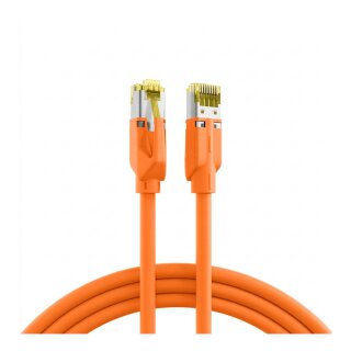 EFB RJ45 Patchkabel Cat.6A S/FTP LSZH Draka UC900 TM31 orange 0,25m