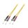 EFB Duplex Patchkabel ST-ST OS2 G652D 20m LSZH 3mm gelb