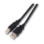 EFB USB2.0 Anschlusskabel A-B,St.-St.,3m,schwarz,Classic