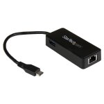 StarTech USB-C auf Gigabit Netzwerkadapter mit extra USB...
