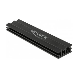 Kühlkörper 100 mm für M.2 Modul schwarz