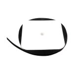 Klettband 20mm schwarz, 25 Meter Rolle