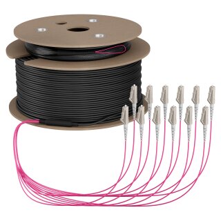 EFB Trunkkabel U-DQ(ZN)BH OM4 12G (1x12) LC-LC 100m Dca LSZH